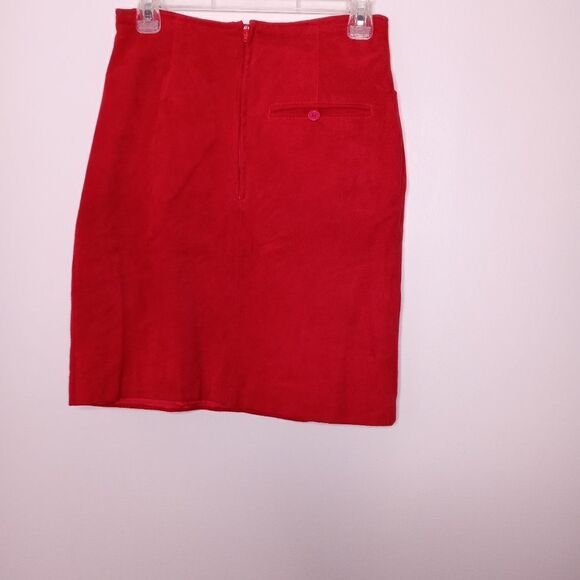 Wilson Leather Red Pencil skirt size 8 - Picture 7 of 11